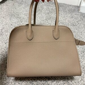 The Row Margaux 10 Dark Beige